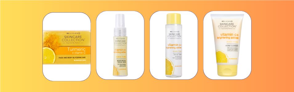 Clicks' Vitamin C Skincare Collection